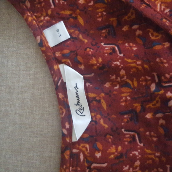 Reitmans Layered Sleeveless Blouse, V-Neck, Size Medium - Picture 8 of 12